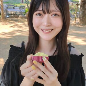 彼氏目線｜ひとくちあげる女性