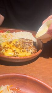 美味しそうなハンバーグ