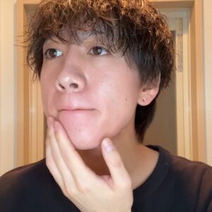 綺麗な顎の男性｜脱毛